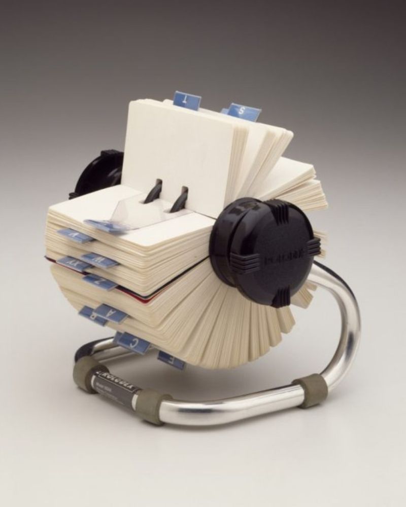 Keeping a Rolodex on the Office Desk