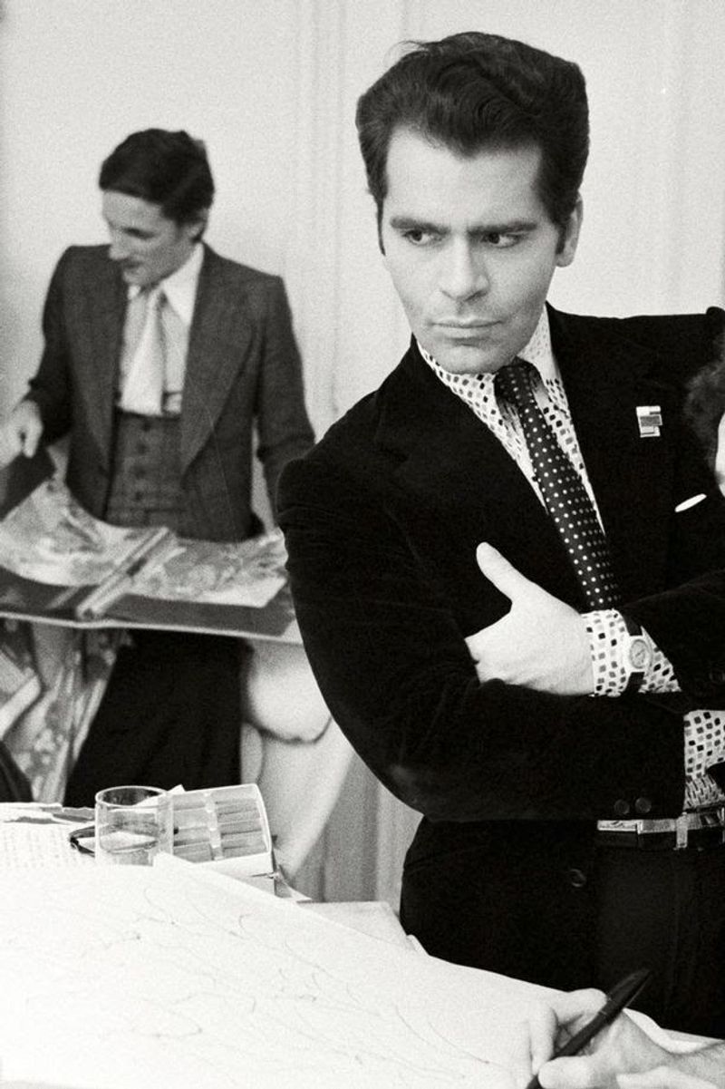 Karl Lagerfeld and Jacques de Bascher