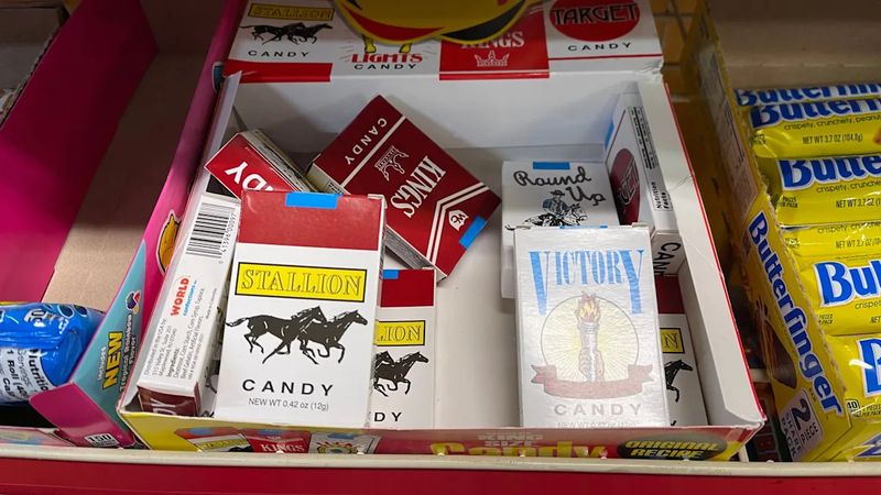 Candy Cigarettes as a Kids' Treat