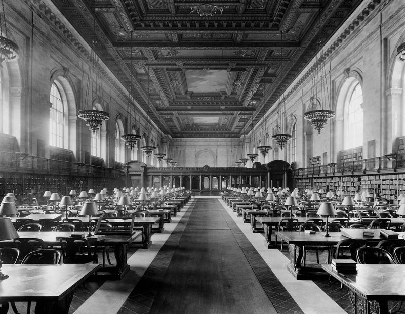 Main Reading Room, New York Public Library (1910)
