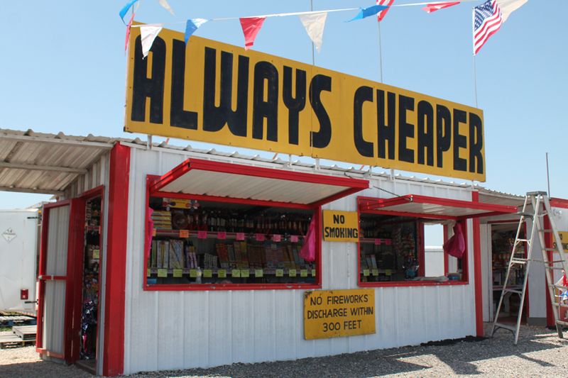 Selling Fireworks With No Age Restrictions