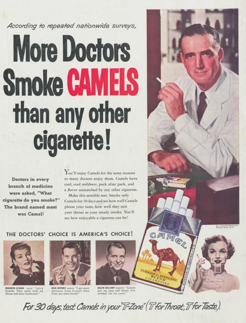 Doctors Endorsing Cigarette Brands