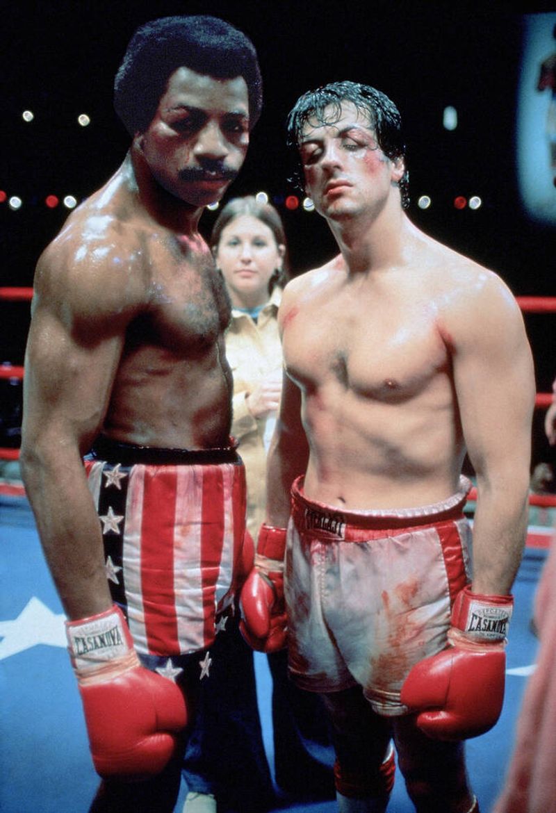 Rocky Balboa vs. Apollo Creed in Rocky (1976)