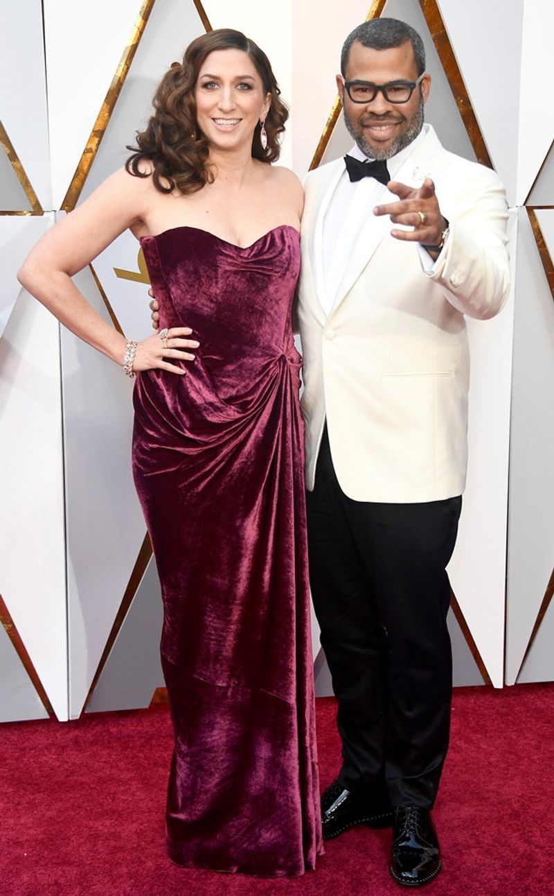 Chelsea Peretti and Jordan Peele