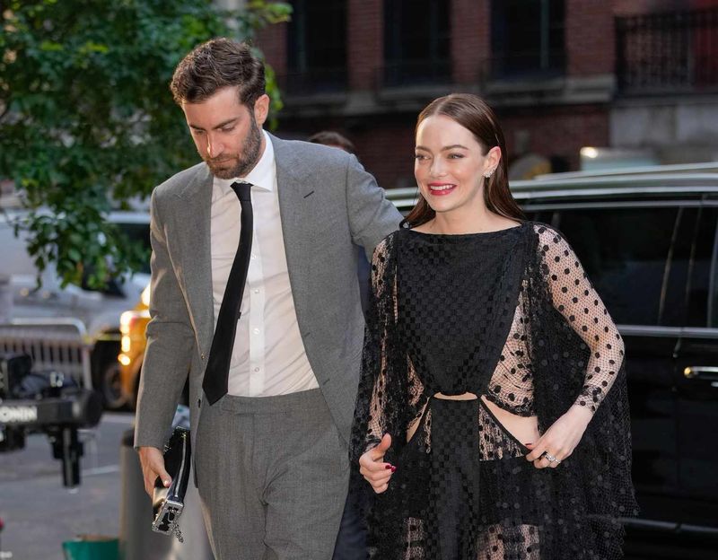 Emma Stone and Dave McCary