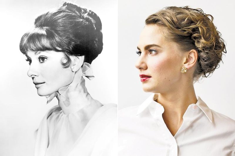 Emma Ferrer and Audrey Hepburn