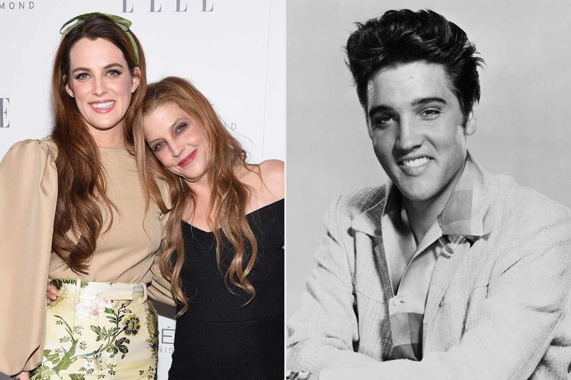 Riley Keough and Elvis Presley