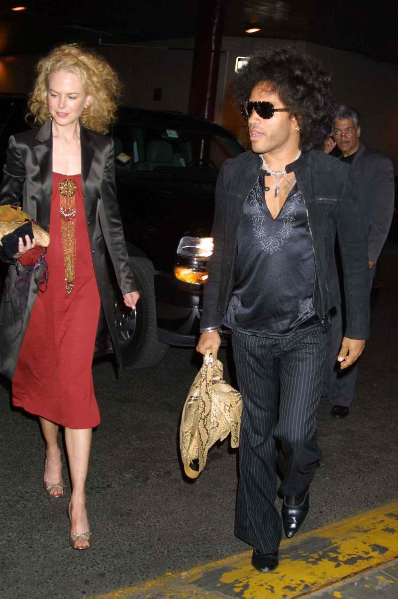 Nicole Kidman and Lenny Kravitz