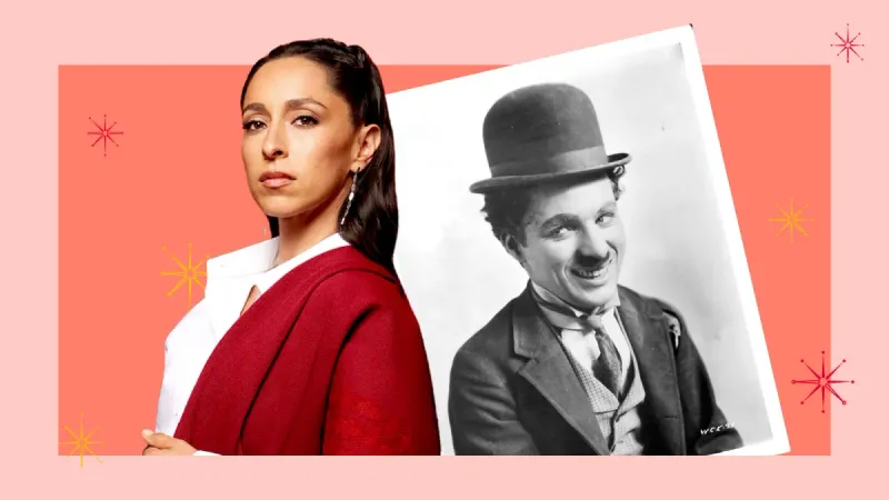 Oona Chaplin and Charlie Chaplin