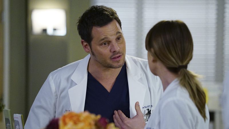 Justin Chambers as Dr. Alex Karev in Grey's Anatomy
