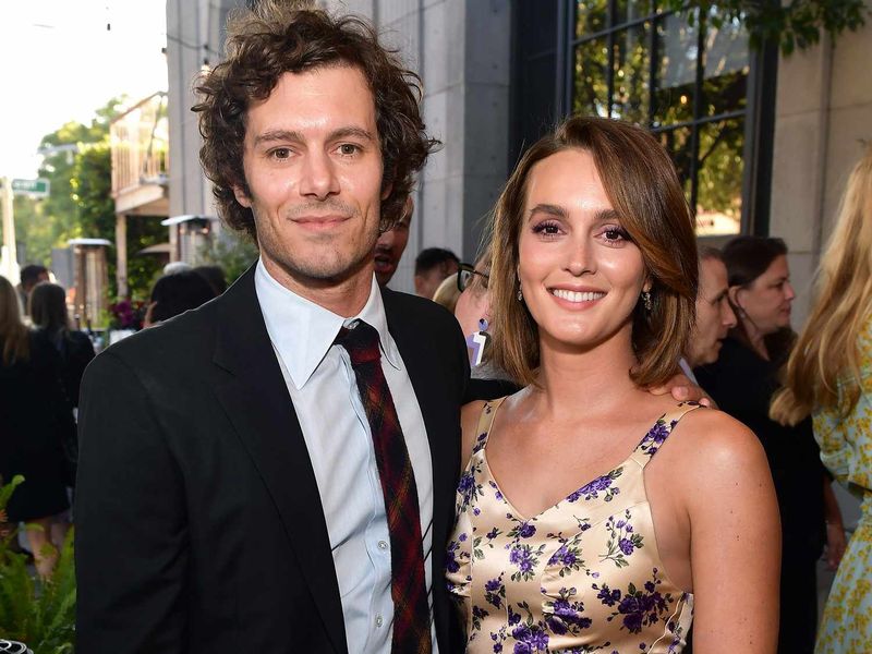 Leighton Meester and Adam Brody