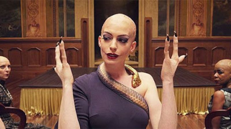 Anne Hathaway as the Grand High Witch in The Witches