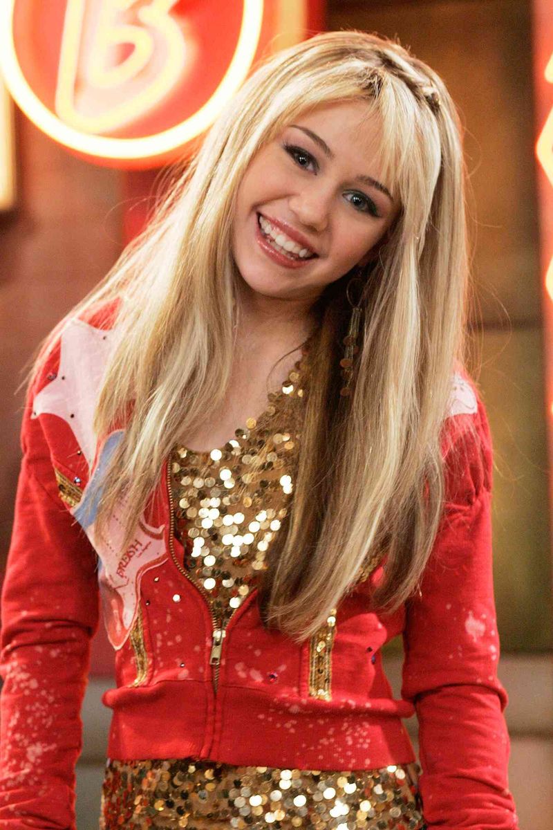 Miley Cyrus as Hannah Montana in Hannah Montana