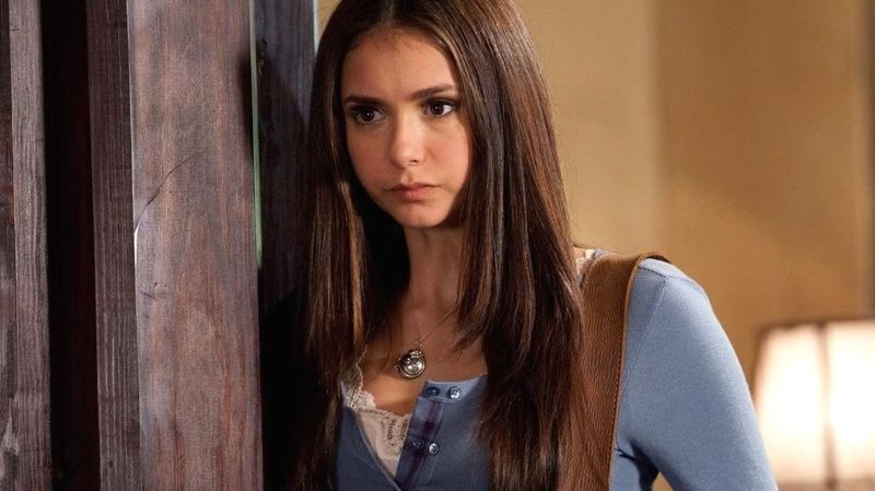Nina Dobrev as Elena Gilbert in The Vampire Diaries