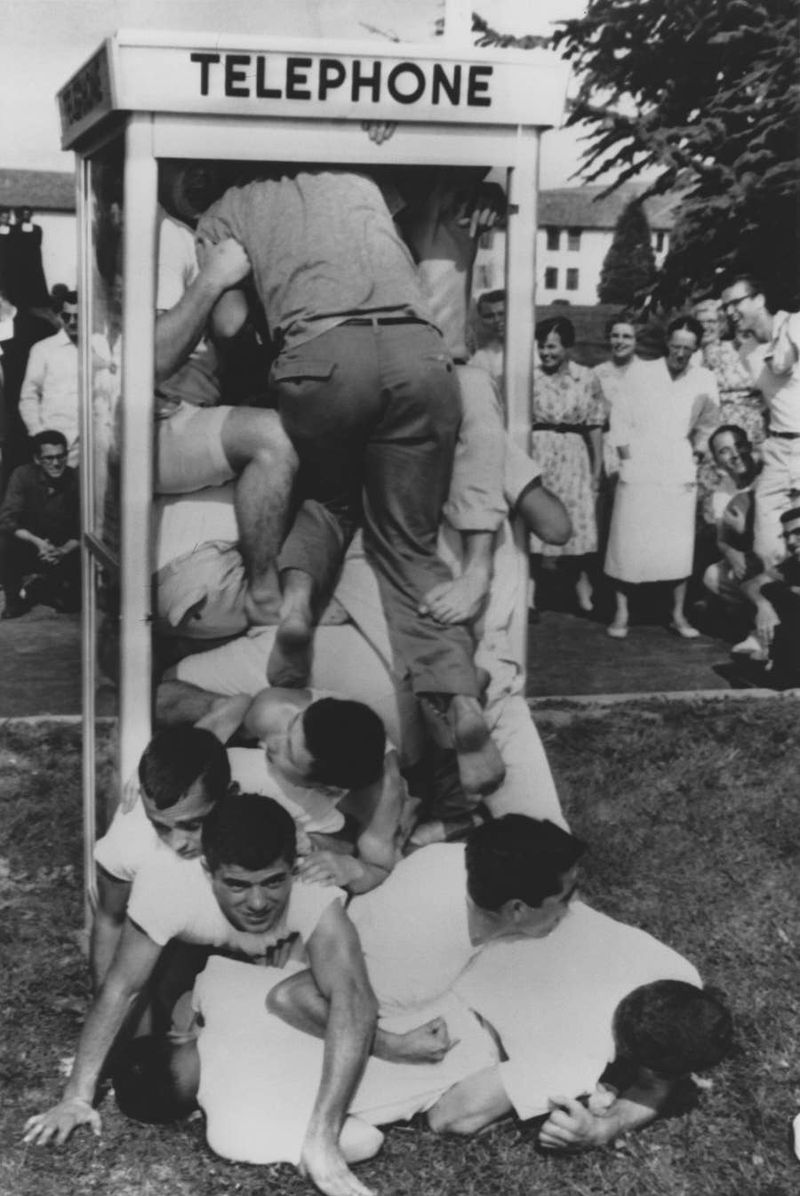 Telephone Booth Stuffing as a Serious Fad