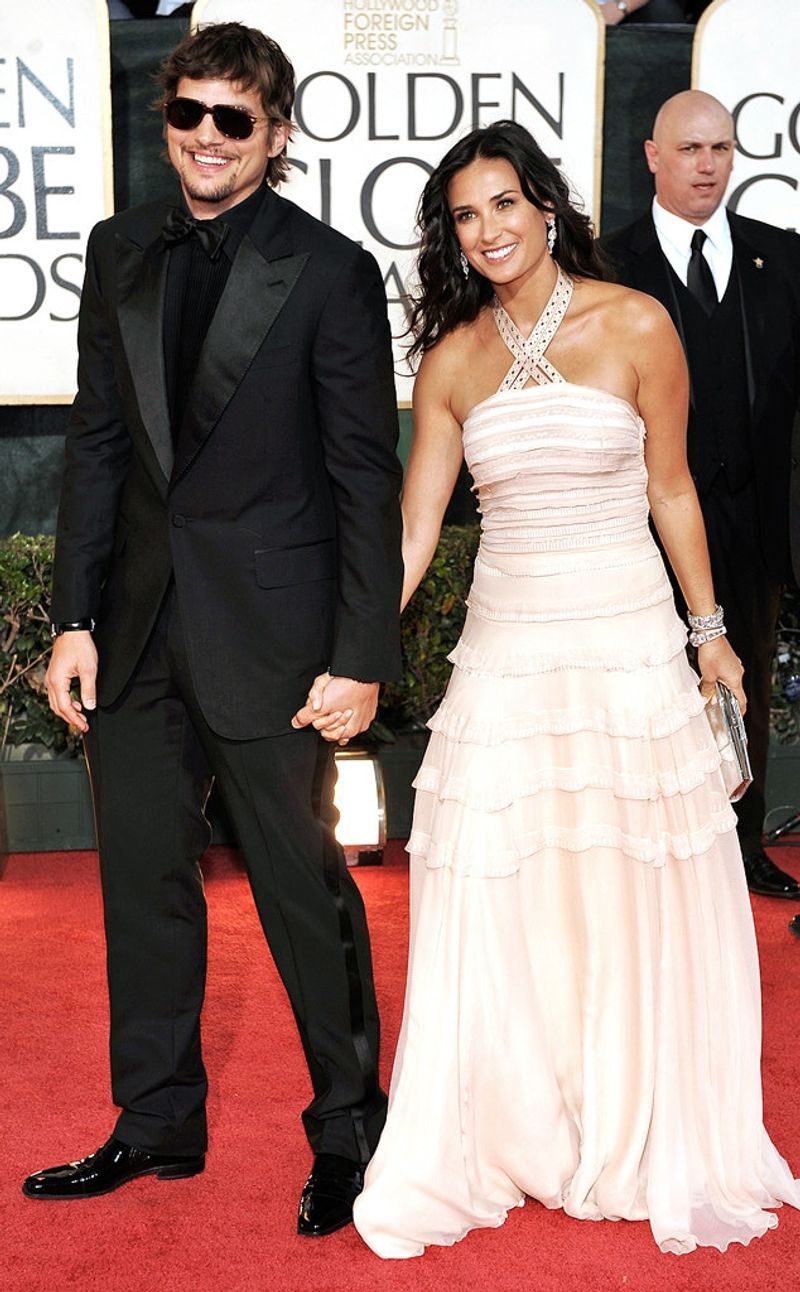 Ashton Kutcher and Demi Moore