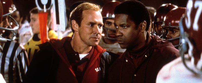 Coach Boone vs. Coach Yoast in Remember the Titans (2000)