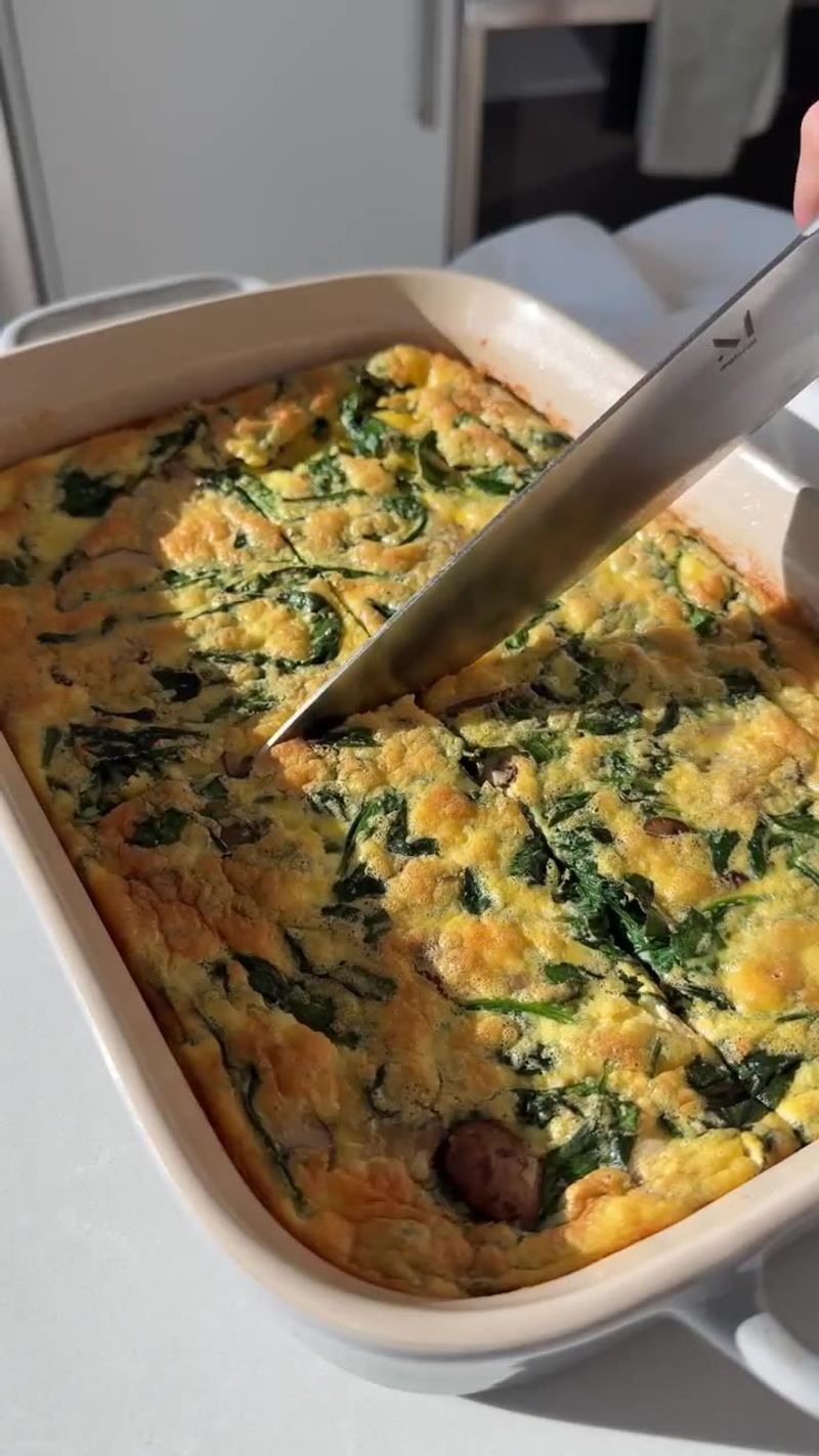 Spinach Feta Breakfast Bake
