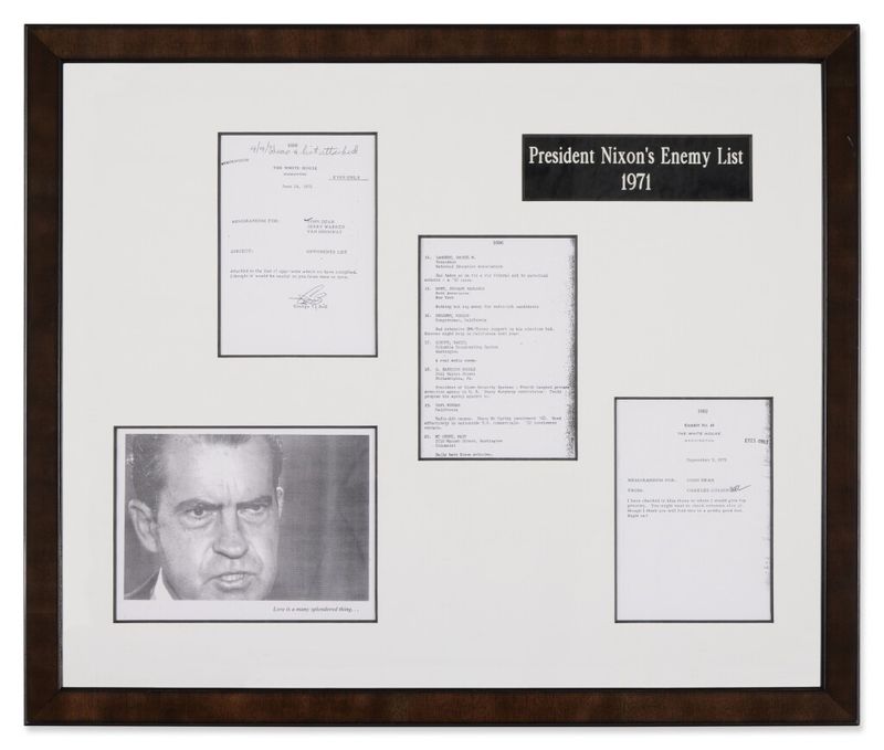 He Landed on President Nixon's Enemies List