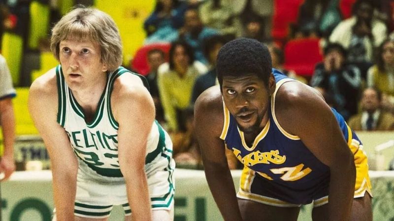 Magic Johnson vs. Larry Bird in Magic and Bird: A Courtship of Rivals (2010)
