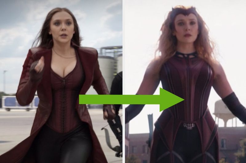 Elizabeth Olsen Spoke Out About Scarlet Witch's Cleavage Corset