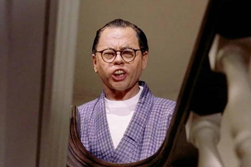 Mickey Rooney as Mr. Yunioshi in Breakfast at Tiffany's (1961)