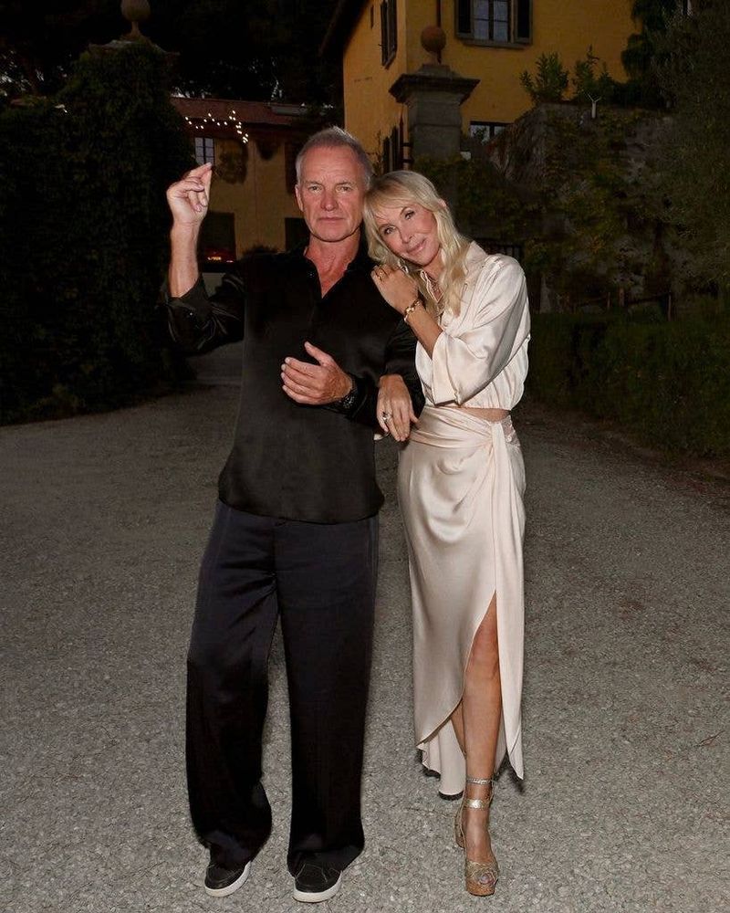 Sting and Trudie Styler — Godparents to Rocco Ritchie
