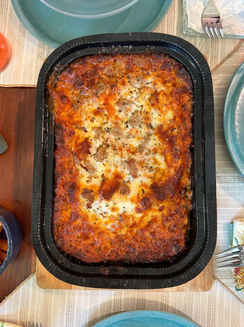 Kirkland Signature Lasagna with Italian Sausage and Beef