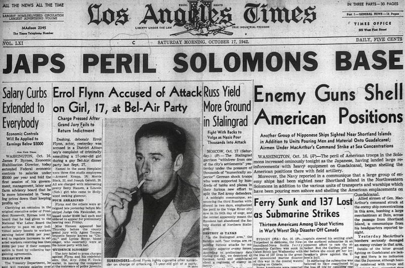 Errol Flynn's Statutory Rape Trial Made Him More Famous (1943)
