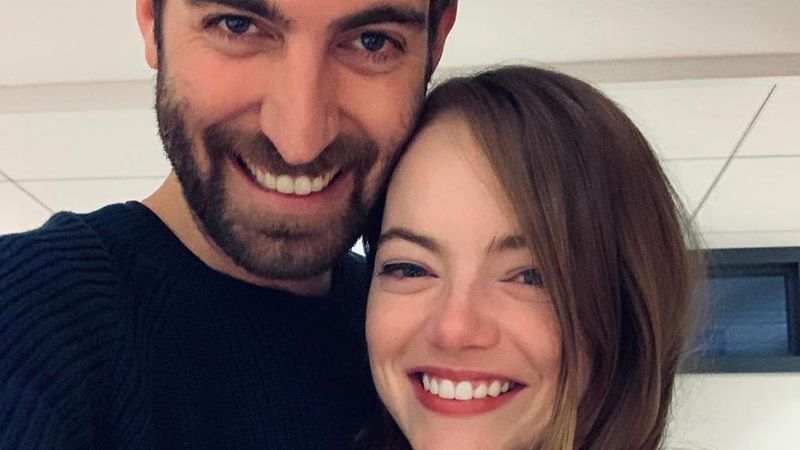 Emma Stone and Dave McCary