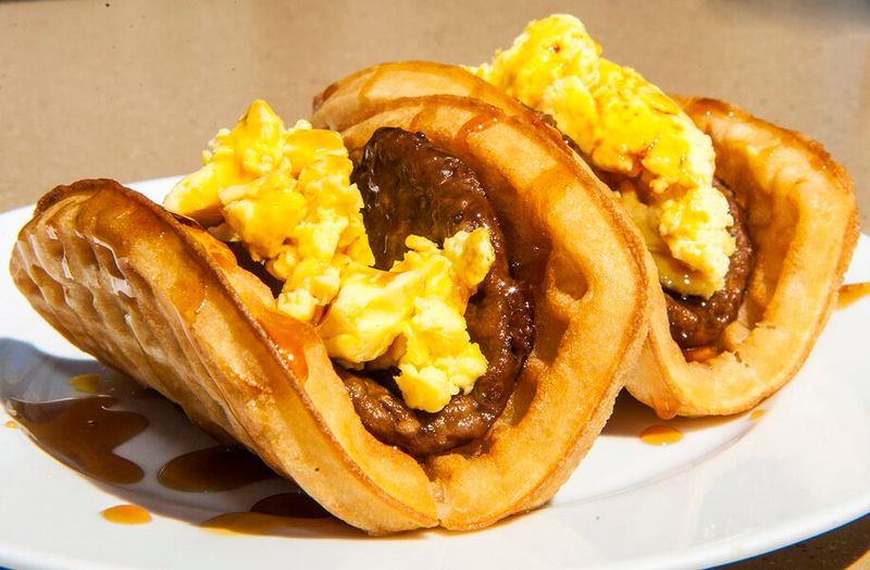 Taco Bell Waffle Taco