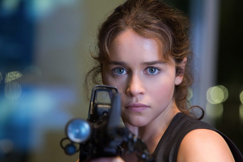 Emilia Clarke as Sarah Connor in Terminator Genisys