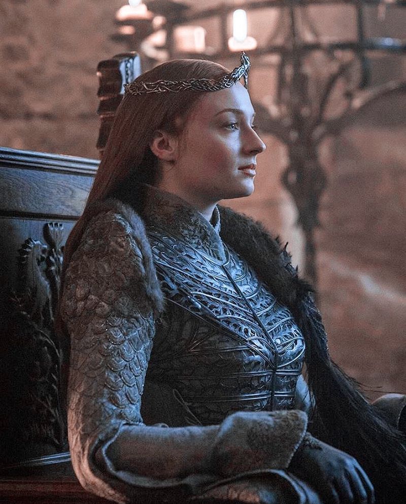 Sophie Turner as Sansa Stark in Game of Thrones