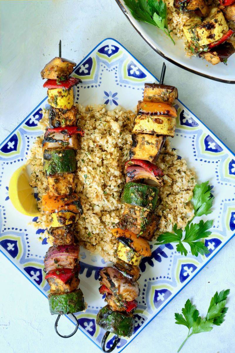 Grilled Tofu Shish Kebabs