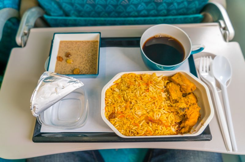 Airline-Style Plane Food