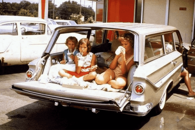 No Seatbelts or Car Seats Required