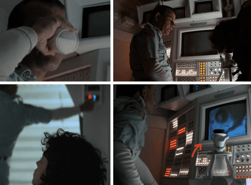 Ash Drinks His Own Fluid in Alien