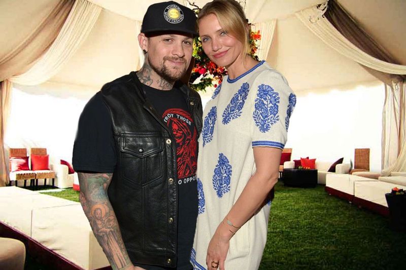 Cameron Diaz and Benji Madden
