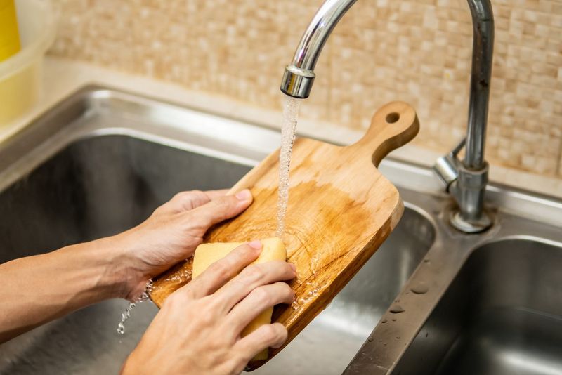 Skipping Sanitization on Wooden Boards