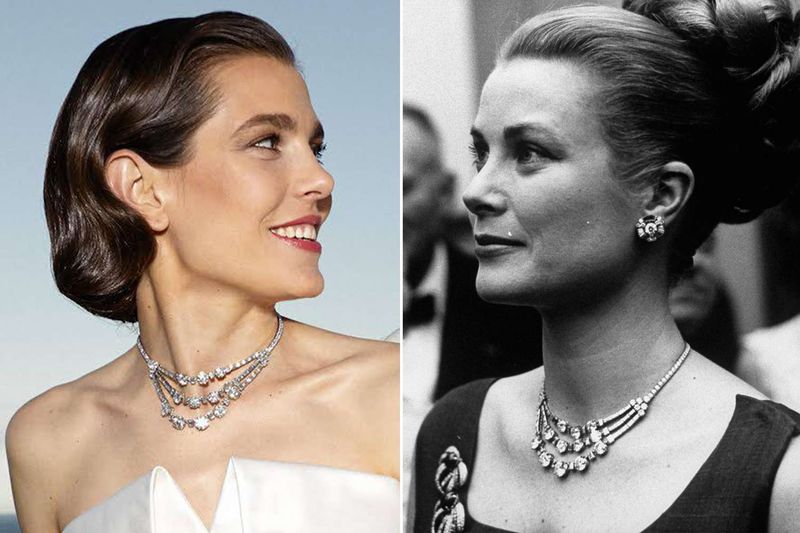 Charlotte Casiraghi and Grace Kelly