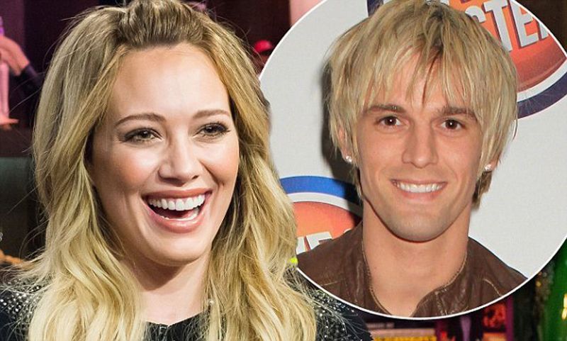 Aaron Carter Publicly Rejected by Hilary Duff