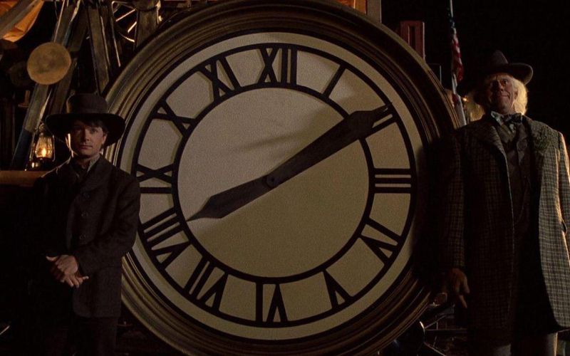 The Clock Tower Photo in Back to the Future Part III Hides 88