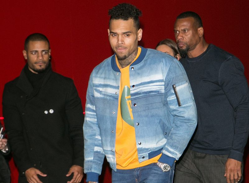 Chris Brown at House of Pies