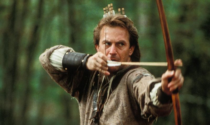 Kevin Costner as Robin Hood in Robin Hood: Prince of Thieves (1991)