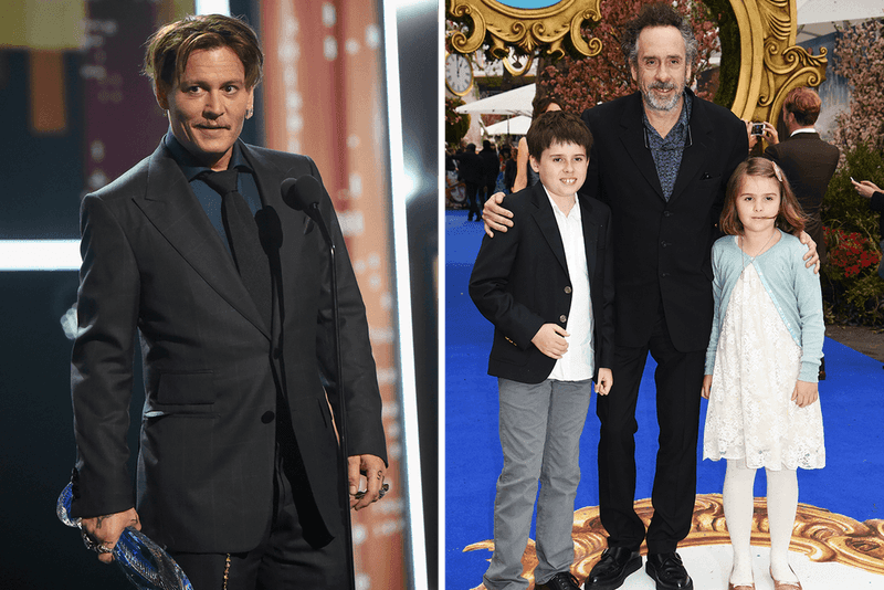 Johnny Depp — Godfather to Billy Ray Burton