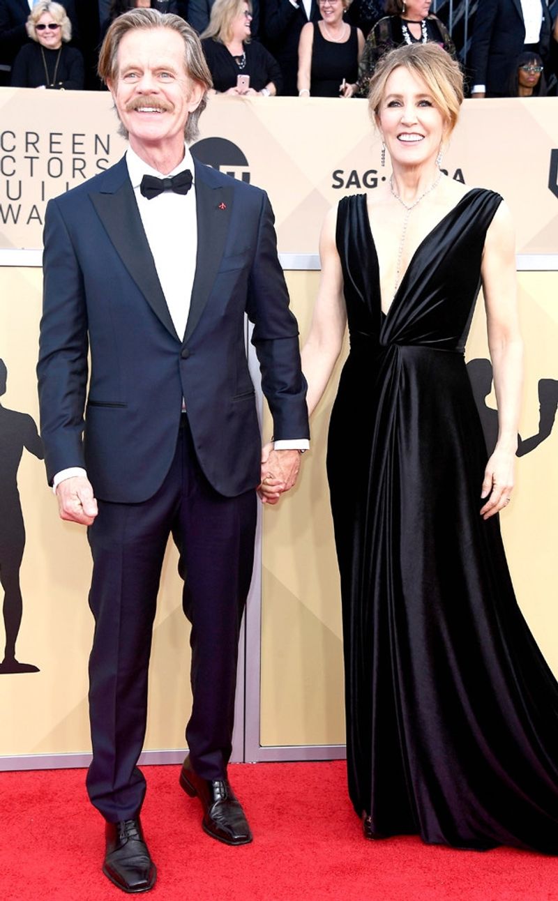 Felicity Huffman and William H. Macy