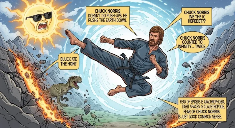 There Is No Theory of Evolution, Just Creatures Chuck Norris Allowed to Live