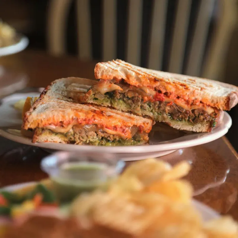 Meatloaf Panini at Joy's Once Upon A Thyme