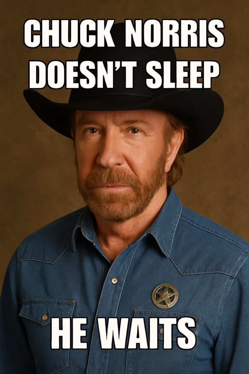 Chuck Norris Doesn't Sleep, He Waits