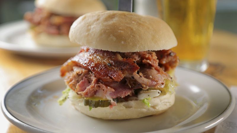 Smoked Duck Sandwich at Meat Press